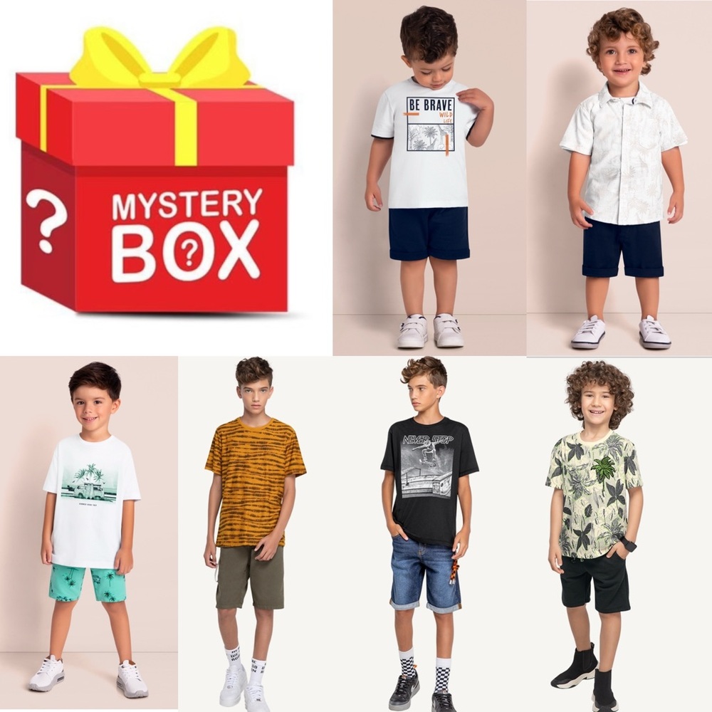 👦🏻 $400 RETAIL GIRLS NWT MYSTERY BOX KIDS CLOTHING 3M- 14Y! Guaranteed 5 Items